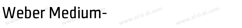 Weber Medium字体转换